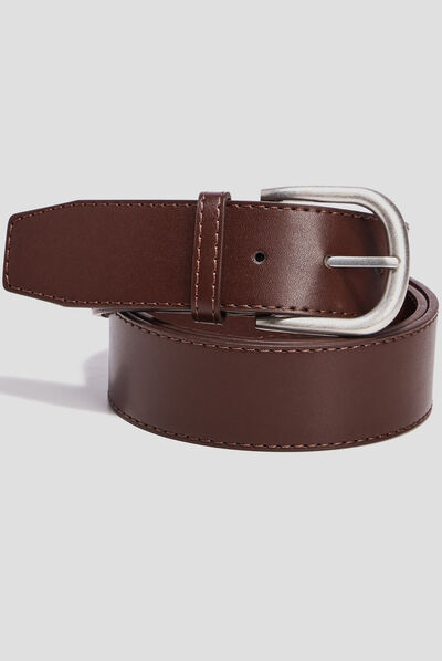 Ceinture marron homme