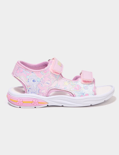 Sandales semelles lumineuses Stitch bleu fille