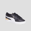 Tennis basses à lacets en cuir Puma Jada noir fille