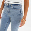 Jeans skinny taille haute denim double stone femme