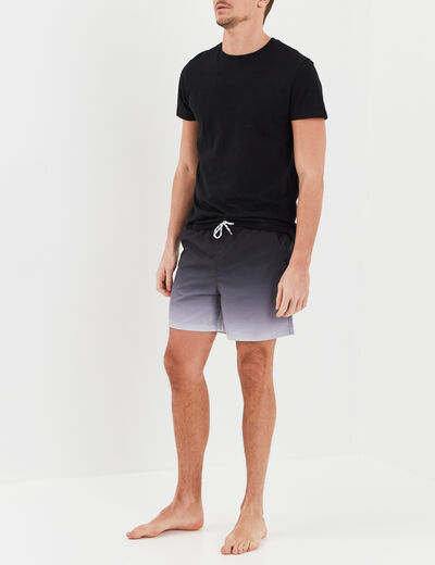 Short de bain à coulisse noir homme