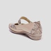Ballerines pied large cuir Confortissimo sable femme