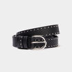 Ceinture clout&eacute;e noir femme