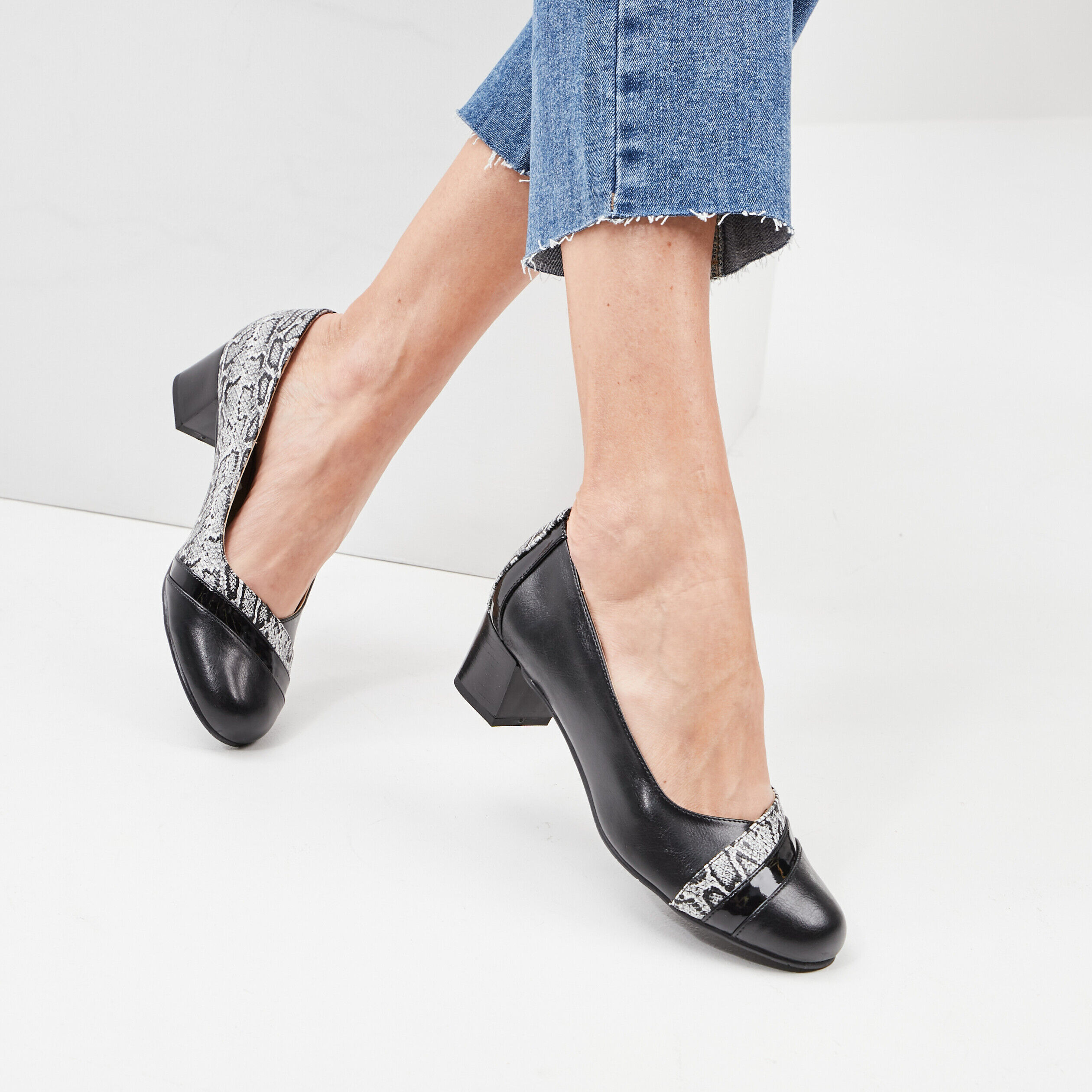 Escarpins à talons noir femme CONFORTISSIMO