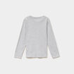 Ensemble pyjama pantalon t-shirt coton gris clair gar&ccedil;on