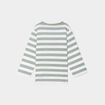 T-shirt col rond manches longues coton vert kaki bébé garçon