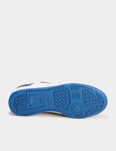 Tennis basses à lacets Puma V6 bleu foncé garçon