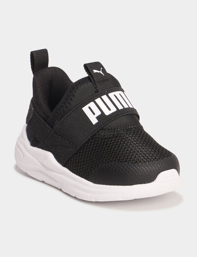 Running élastiquées Softride Puma noir bébé garçon