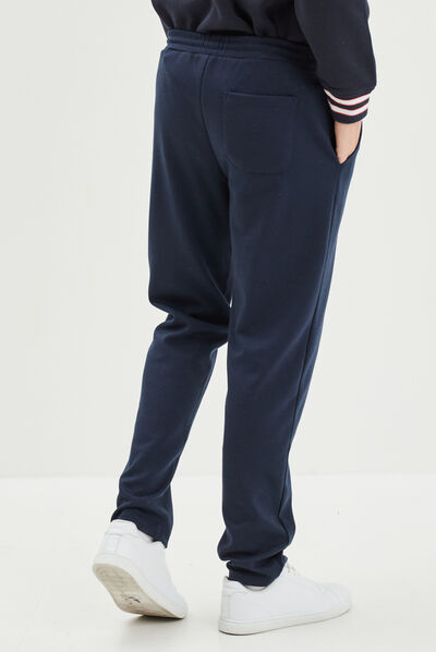 Pantalon de jogging droit Creeks bleu marine homme
