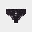 Boxer en dentelle noir femme