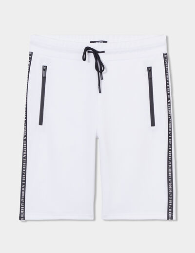 Short de jogging Liberto blanc homme