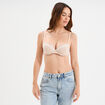 Soutien-gorge corbeille emboitant coton rose poudrée femme
