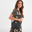 Sac en bandoulière détail boucle noir femme
