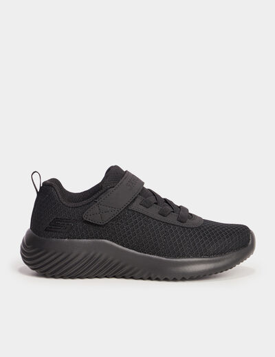 Baskets running lavables Skechers noir garçon