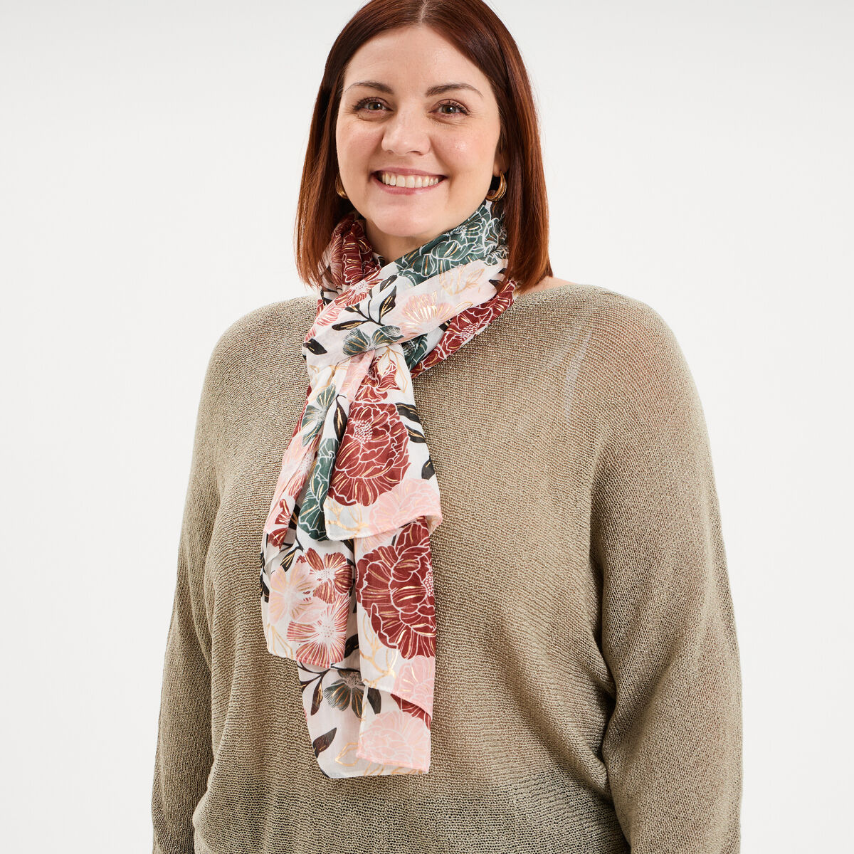 Foulard multicolore femme