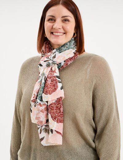 Foulard multicolore femme