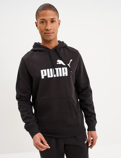 Sweat hoodie molleton &agrave; capuche Puma noir homme