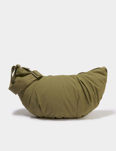 Sac banane vert kaki femme