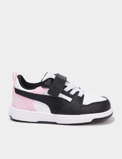 Sneakers &agrave; lacets Puma Rebound V6 noir fille