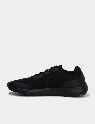 Baskets running noir femme