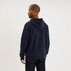 Sweat hoodie 1 poche bleu marine homme