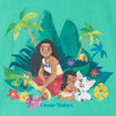 T-shirt à franges coton Vaiana vert fille