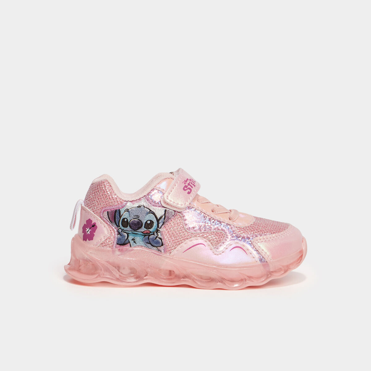 Baskets running lumineuses Stitch rose fille