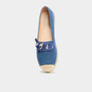 Espadrilles plateformes &agrave; boucle Liberto bleu femme