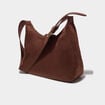 Sac port&eacute;-&eacute;paule marron fonc&eacute; femme