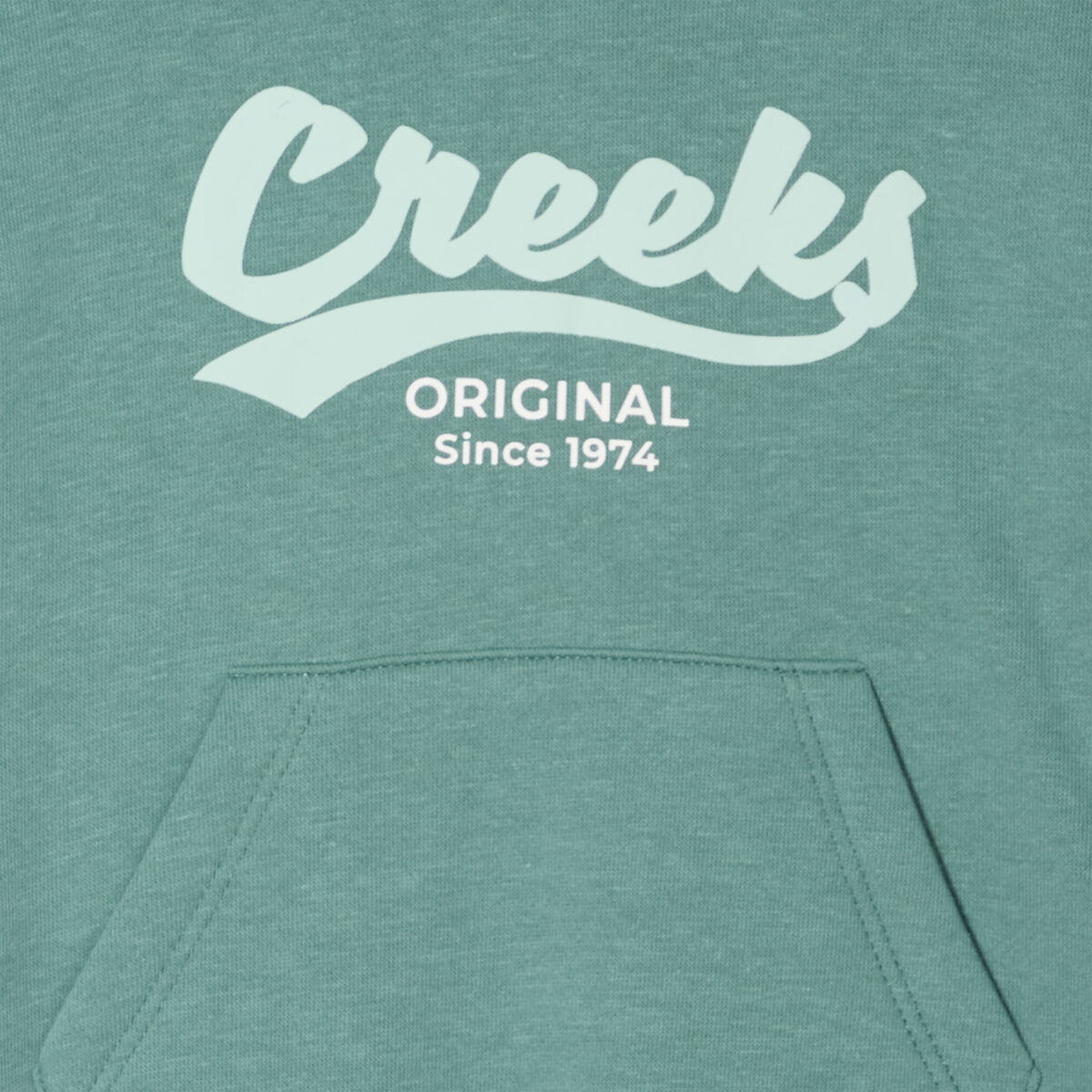 Sweat à capuche hoodie Creeks vert canard bébé garçon