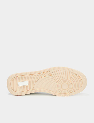 Tennis basses semelle épaisse Creeks rose femme