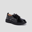 Derbies avec clous noir fille