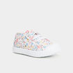Tennis basses &agrave; scratchs semelle souple multicolore b&eacute;b&eacute; fille