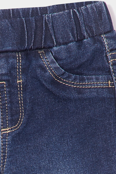 Jeans regular taille élastiquée denim brut bébé garçon