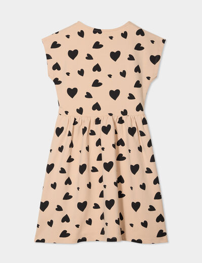 Robe droite sans manches sable fille