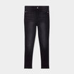 Jeans skinny 7/8ème denim noir femme
