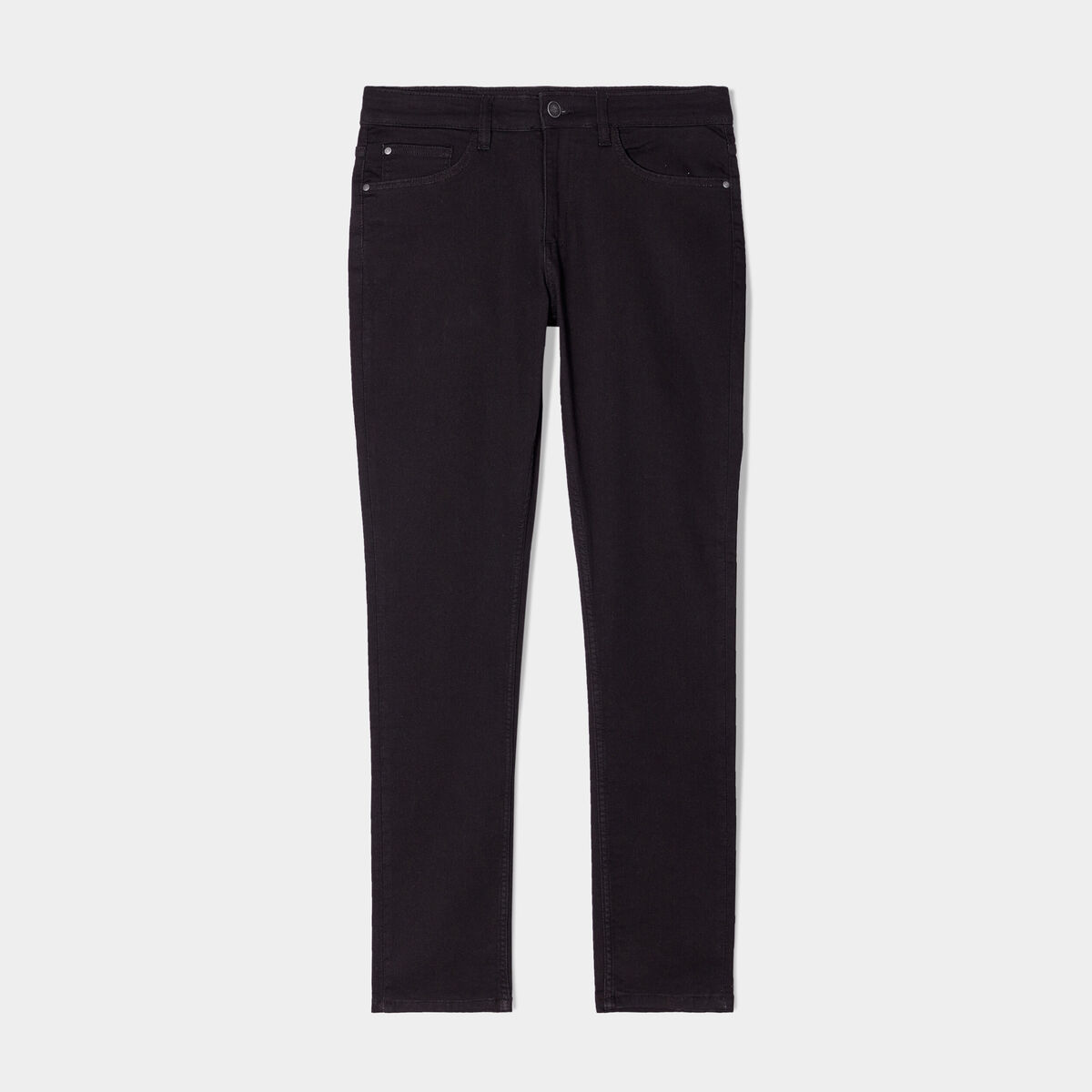 Jean stretch coupe slim denim noir homme