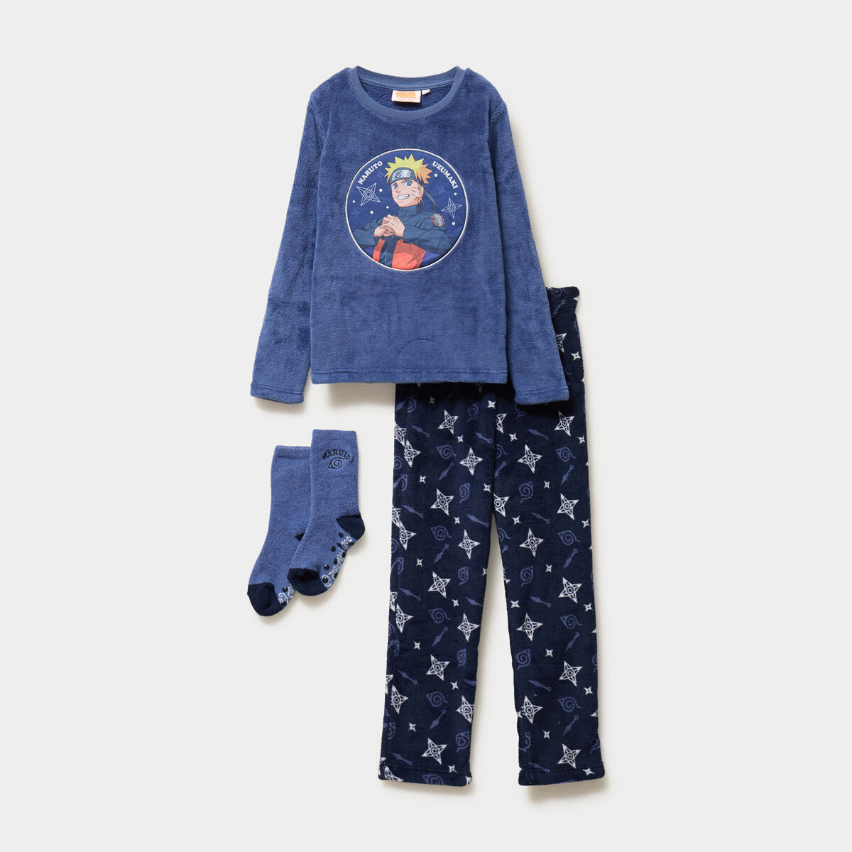 Ensemble pyjama Naruto coffret cadeau bleu gar&ccedil;on