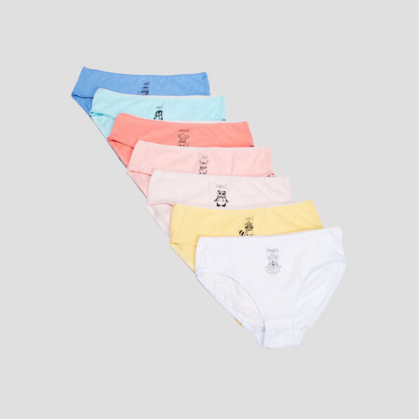 lot 7 culottes multicolore fille Lot 7 culottes multicolore fille
