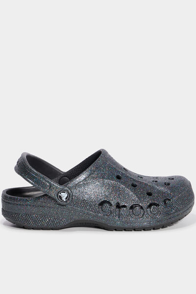 Sabots de plage paillettes multicolore femme