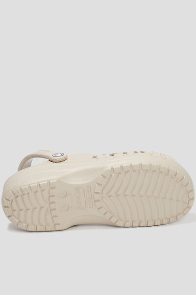 Sabots &agrave; bride ajour&eacute; Crocs sable femme