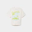 T-shirt coton Hello Kitty Cinnamoroll blanc fille