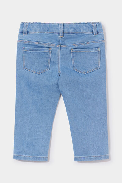 Jeans slim 4 poches taille ajustable denim double stone bébé garçon