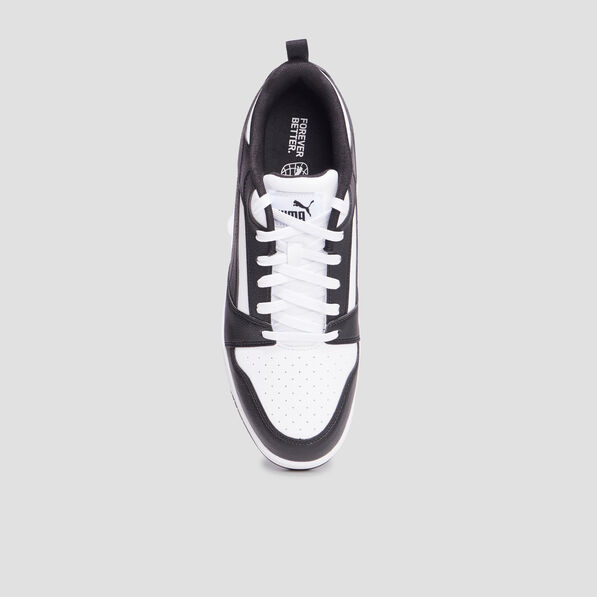 tennis basses lacets puma v6 noir homme Tennis basses lacets Puma V6 noir homme