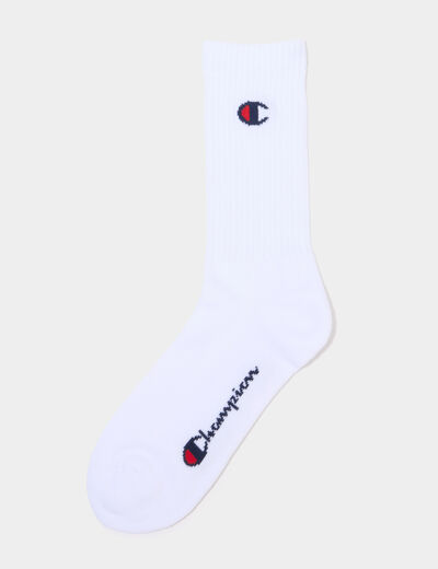 Lot 3 paires chaussettes Champion blanc homme