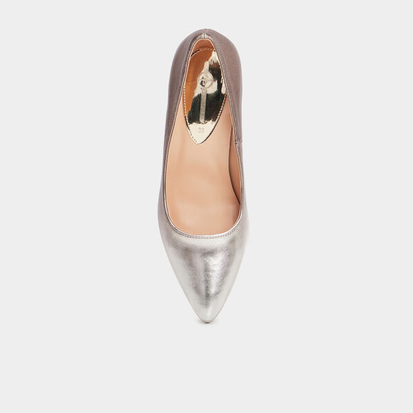 Escarpins vernis à talons Mosquitos marron foncé femme