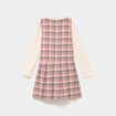 Ensemble robe sans manches et t-shirt rose fille