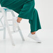 Tennis basses à lacets Creeks Iconik blanc femme