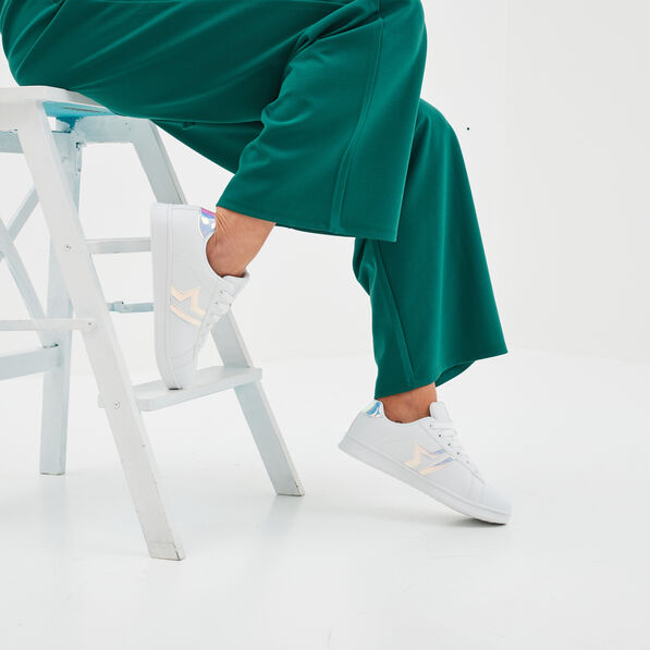 tennis basses a lacets creeks iconik blanc femme Tennis basses à lacets Creeks Iconik blanc femme