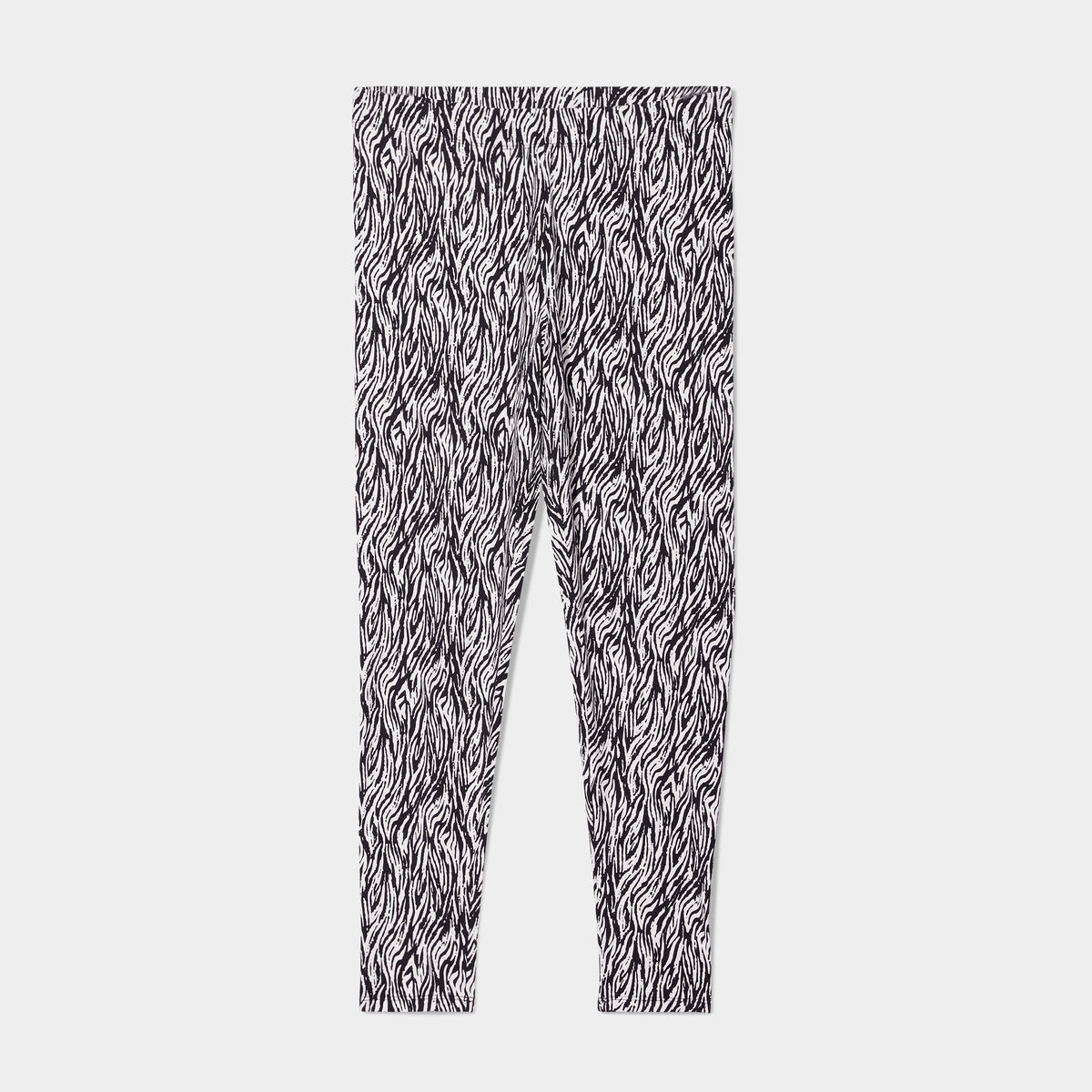 Legging en coton blanc femme grande taille